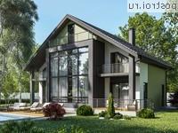 Y-264-1P проект двухэтажного дома из пеноблоков размером 15 на 13 