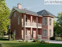 Y-307-1P проект трехэтажного коттеджа из пенобетона размером 12 на 14