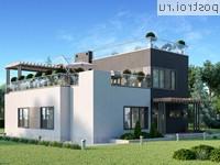 Y-317-1P проект трехэтажного дома из пенобетона размером 15 на 18