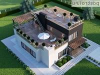 Y-317-1P проект трехэтажного дома из пенобетона размером 15 на 18