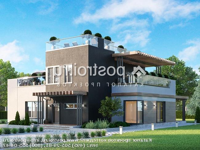 Y-317-1P проект трехэтажного дома из пенобетона размером 15 на 18