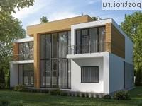 Y-362-1P проект трехэтажного дома из газобетона с гаражом размером 16 на 16 