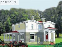 R-216-1K проект двухэтажного дома из кирпича размером 16 на 13 