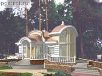 S-157-1K проект двухэтажной бани из кирпича размером 10 на 9 