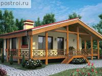 T-071-1K проект одноэтажного дома из кирпича размером 9 на 8 