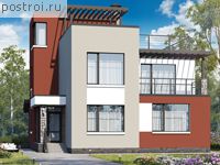 T-172-1P проект двухэтажного дома из пеноблоков размером 11 на 10 