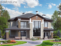 T-264-1K проект двухэтажного дома из кирпича размером 19 на 12