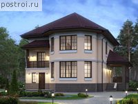 U-162-1K проект двухэтажного дома из кирпича размером 12 на 9 