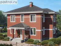 U-180-2K проект двухэтажного дома из кирпича размером 11 на 11 
