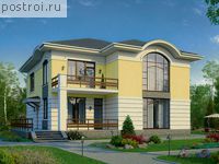 U-218-1K проект двухэтажного дома из кирпича размером 12 на 12 