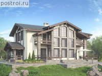 U-283-1K проект двухэтажного дома из кирпича размером 16 на 15 