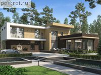 U-296-1K проект двухэтажного дома из кирпича размером 19 на 20 