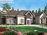 U-399-1K проект двухэтажного дома из кирпича размером 31 на 19