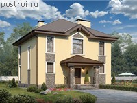 V-164-3P проект двухэтажного дома из пеноблоков размером 11 на 14 