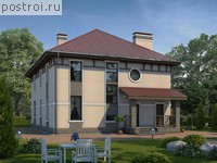 V-231-1K проект двухэтажного дома из кирпича размером 11 на 14