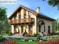 G-137-1P проект двухэтажного дома из газобетона размером 9 на 13