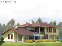 G-320-1P проект двухэтажного дома из пенобетона размером 11 на 28 