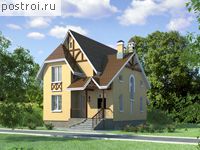 H-137-1P проект двухэтажного дома из газобетона размером 11 на 9