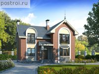 H-144-1P проект двухэтажного дома из газобетона размером 10 на 11