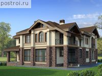 I-294-1K проект двухэтажного дома из кирпича размером 20 на 16 