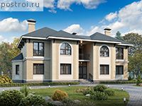 J-280-1K проект двухэтажного дома из кирпича размером 12 на 18 