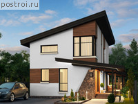 M-141-2P проект двухэтажного дома из газобетона размером 14 на 6