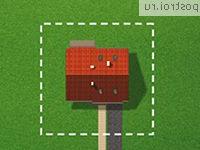 A-138-1P проект одноэтажного дома из газобетона с мансардой и гаражом размером 8 на 11 