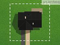 A-268-1K проект одноэтажного дома из кирпича с мансардой и гаражом размером 10 на 13 