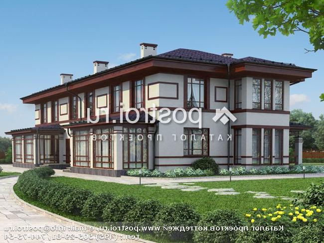 D-431-1P проект двухэтажного дома из газобетона размером 15 на 27