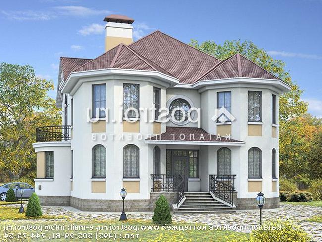 E-242-1K проект двухэтажного дома из кирпича размером 14 на 12 