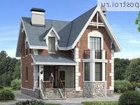 F-149-1P проект двухэтажного коттеджа из пеноблоков размером 10 на 8 