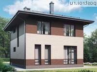 G-125-1P проект двухэтажного коттеджа из газобетона размером 9 на 10