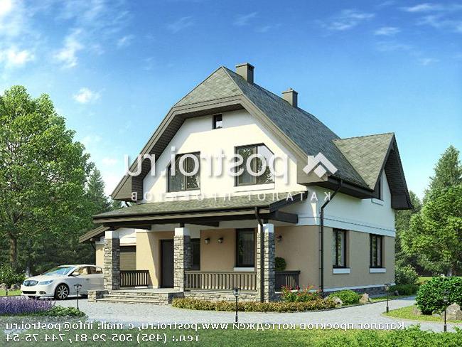 G-152-2P проект одноэтажного коттеджа из пеноблоков с мансардой и гаражом размером 12 на 13 G-152-2P проект одноэтажного коттеджа из пеноблоков с мансардой и гаражом размером 12 на 13