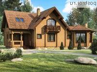 G-181-1D проект двухэтажного деревянного дома из бревна размером 10 на 18 
