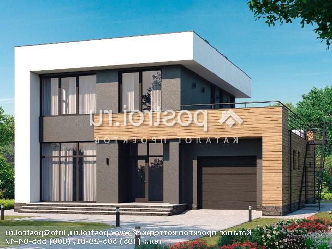 G-189-1M проект двухэтажного монолитного дома с гаражом размером 12 на 14 G-189-1M проект двухэтажного монолитного дома с гаражом размером 12 на 14