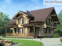 G-214-1D проект двухэтажного деревянного дома из бруса размером 9 на 12 