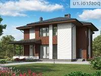 G-221-3P проект двухэтажного дома из пенобетона размером 13 на 14