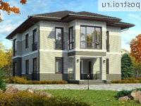 G-232-1K проект двухэтажного дома из кирпича размером 17 на 13 