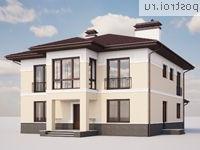 G-249-1K проект двухэтажного дома из кирпича размером 13 на 13