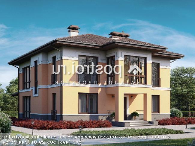 G-249-1K проект двухэтажного дома из кирпича размером 13 на 13 G-249-1K проект двухэтажного дома из кирпича размером 13 на 13