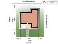 H-090-1P проект одноэтажного дома из пеноблока размером 11 на 11