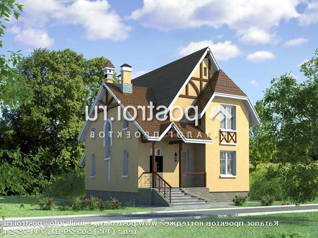 H-137-1P проект двухэтажного дома из газобетона размером 11 на 9