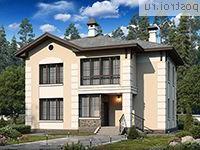 H-204-1P проект двухэтажного дома из пенобетона размером 16 на 11 