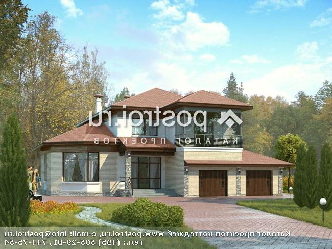 H-306-1K проект двухэтажного коттеджа из кирпича с гаражом размером 17 на 17 H-306-1K проект двухэтажного коттеджа из кирпича с гаражом размером 17 на 17