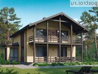 I-178-1P проект двухэтажного дома из пеноблоков размером 12 на 11 