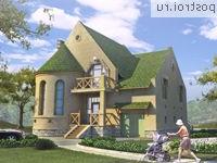 J-220-1P проект двухэтажного дома из пенобетона с гаражом размером 11 на 12