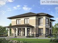 J-247-1P проект двухэтажного дома из газобетона размером 14 на 13