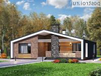 K-131-2P проект одноэтажного дома из газобетона размером 13 на 12