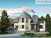 L-230-1P проект двухэтажного коттеджа из газобетона размером 12 на 16 