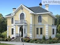 L-244-1P проект двухэтажного дома из газобетона размером 14 на 12